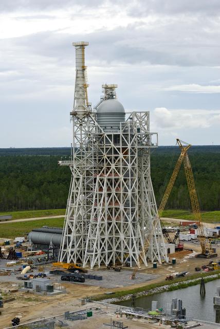 NASA image: A-3 Test Stand work