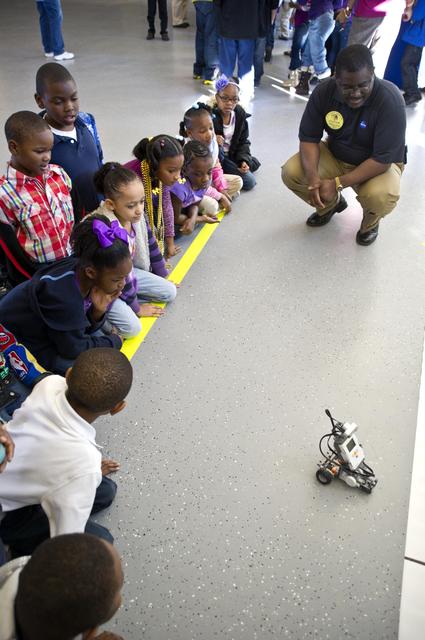 NASA image: School outreach event