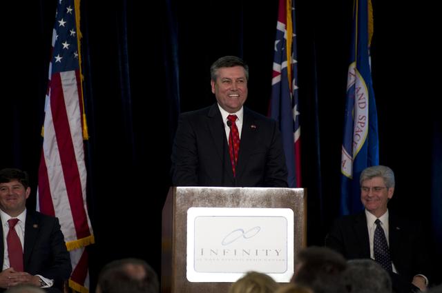 NASA image: INFINITY ribbon-cutting