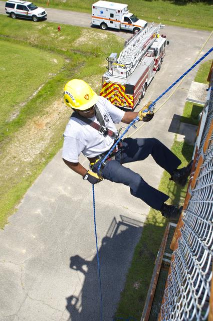 NASA image: Stennis firefighters