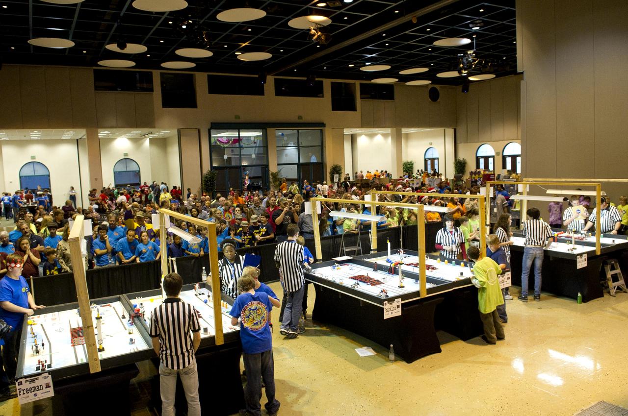 The 2012 FIRST LEGO League Mississippi Championship Tournament in Hattiesburg, Miss., on Dec. 1, drew 46 teams from across Mississippi. The focus of the annual competition celebrates science and technology through hands-on participation and learning.