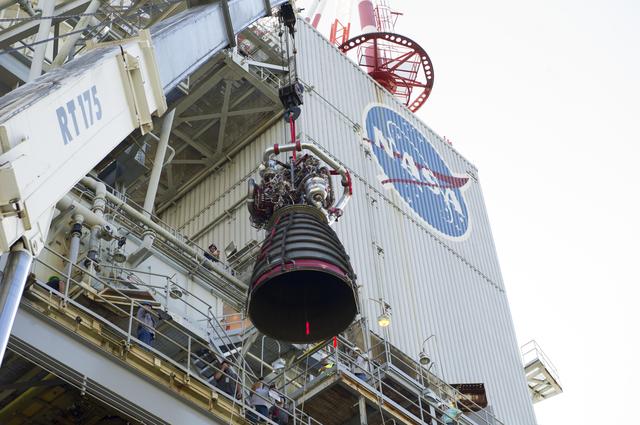 NASA image: Preparing for Flight Engine Test