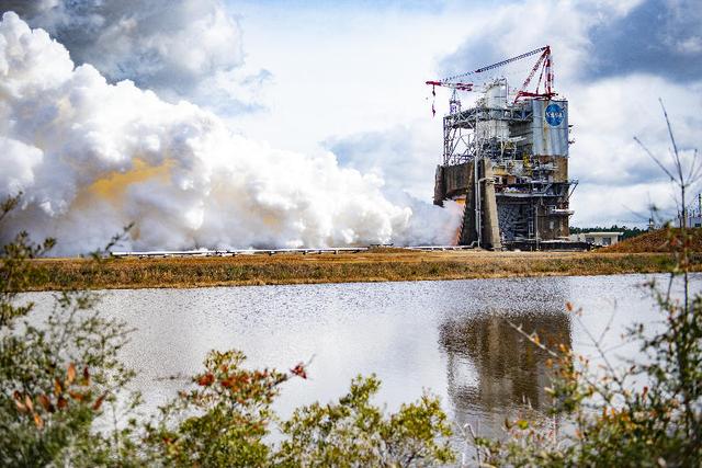 NASA completed a full-duration, 500-second hot fire of an RS-25 certification engine Jan. 27, marking the halfway point in a critical test series to support future SLS (Space Launch System) missions to the Moon and beyond as NASA explores the secrets of the universe for the benefit of all