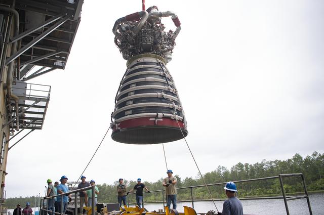 NASA image: Engine Removal Signals Completion of Successful Test Series
