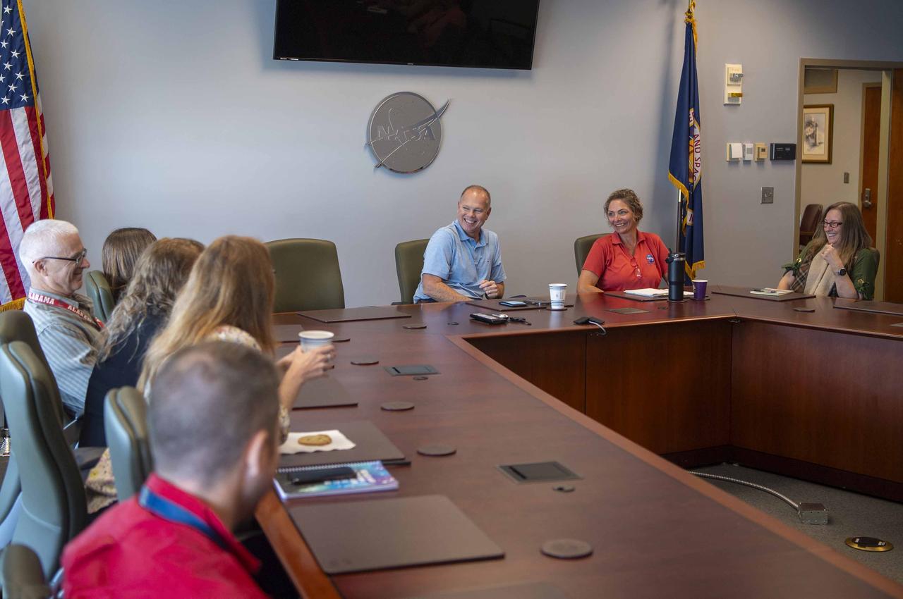 NASA Stennis Director John Bailey hosted a Java with John session with Office of Procurement employees on Oct. 15. Java with John is an employee-led discussion in a casual environment aimed at fostering a culture in which employees are welcome to share what matters most to them at work.