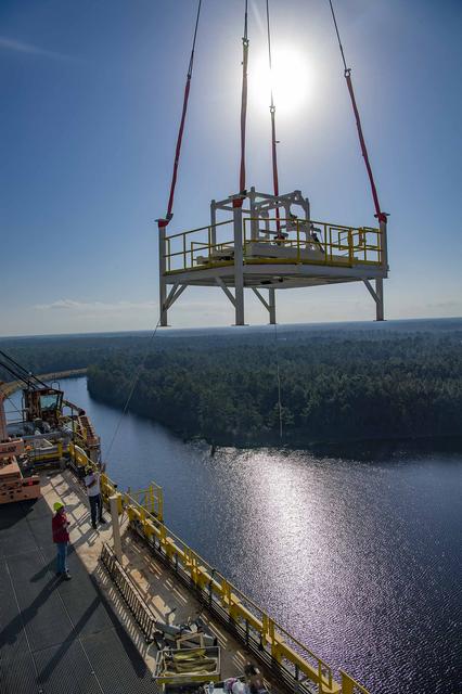 NASA image: NASA Stennis Crews Continue Exploration Upper Stage Preparations
