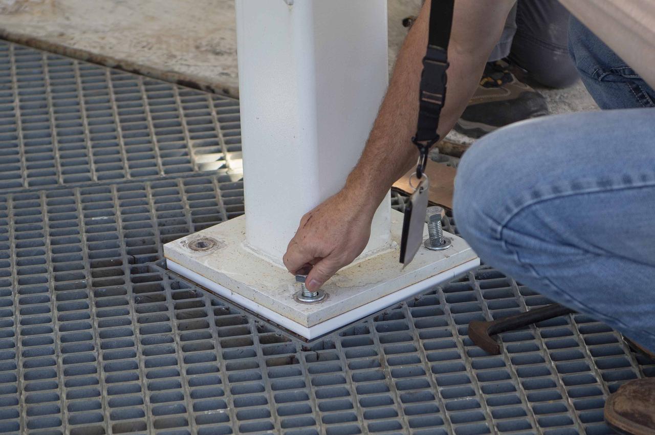 A pair of umbilical support structures needed for future testing of NASA’s exploration upper stage (EUS) were installed in the B-2 position of the Thad Cochran Test Stand on Oct. 30-31 at NASA’s Stennis Space Center.  The support structures arrived from NASA’s Michoud Assembly Facility in New Orleans via the unique NASA Stennis seven-and-a-half-mile canal system in 2023. Since then, crews have prepared the structures that will align with the EUS unit for installation. In addition to helping secure the unit in place during hot fire testing, the umbilical support structures are where the command, control, and data electrical connections are mated to connect the ground systems to the vehicle systems, as well as most the commodity connections such as liquid hydrogen, liquid oxygen, hydrogen vent, helium bottle fill pressure, and purges.  Prior to its initial flight, the EUS unit will undergo a series of so-called Green Run tests at NASA Stennis to ensure all systems are ready to go. The test series will culminate with a hot fire of the stage’s four RL10 engines, made by Aerojet Rocketdyne, an L3Harris Technologies company and lead SLS engines contractor. The new upper stage will enable NASA to carry larger payloads on Artemis missions to the Moon and beyond.