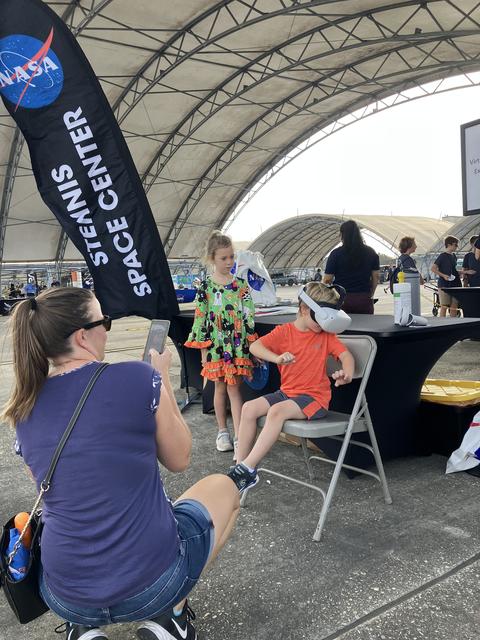 NASA image: NASA Attends Blue Angels Airshow