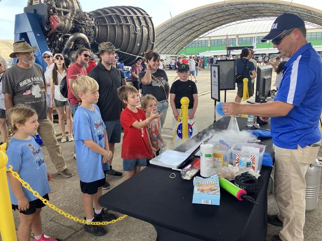 NASA image: NASA Attends Blue Angels Airshow