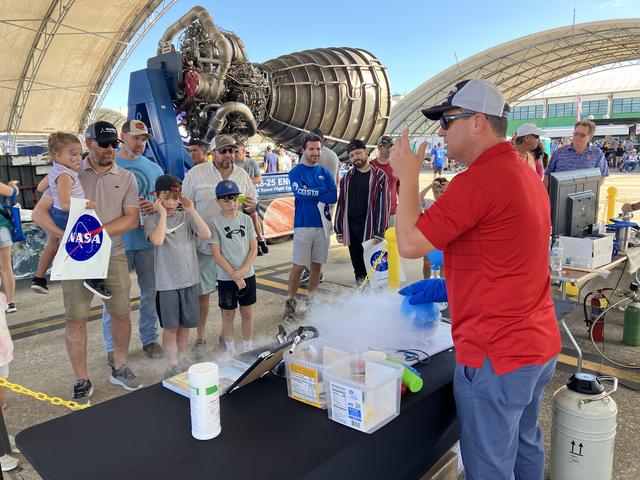 NASA image: NASA Attends Blue Angels Airshow