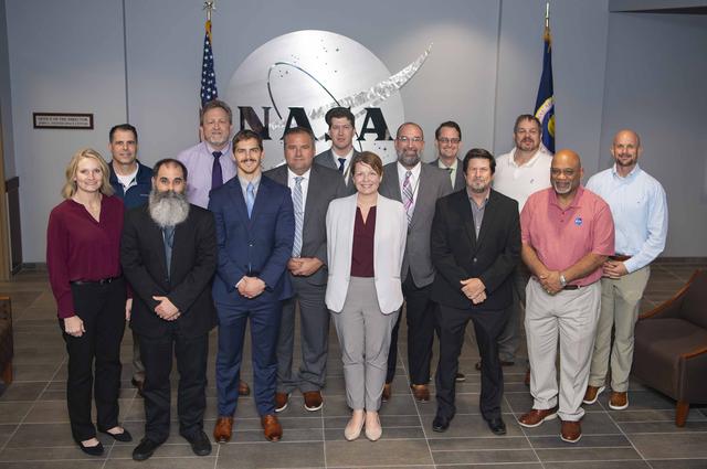 NASA image: U.S. Navy Officials Visit with NASA Stennis Leaders