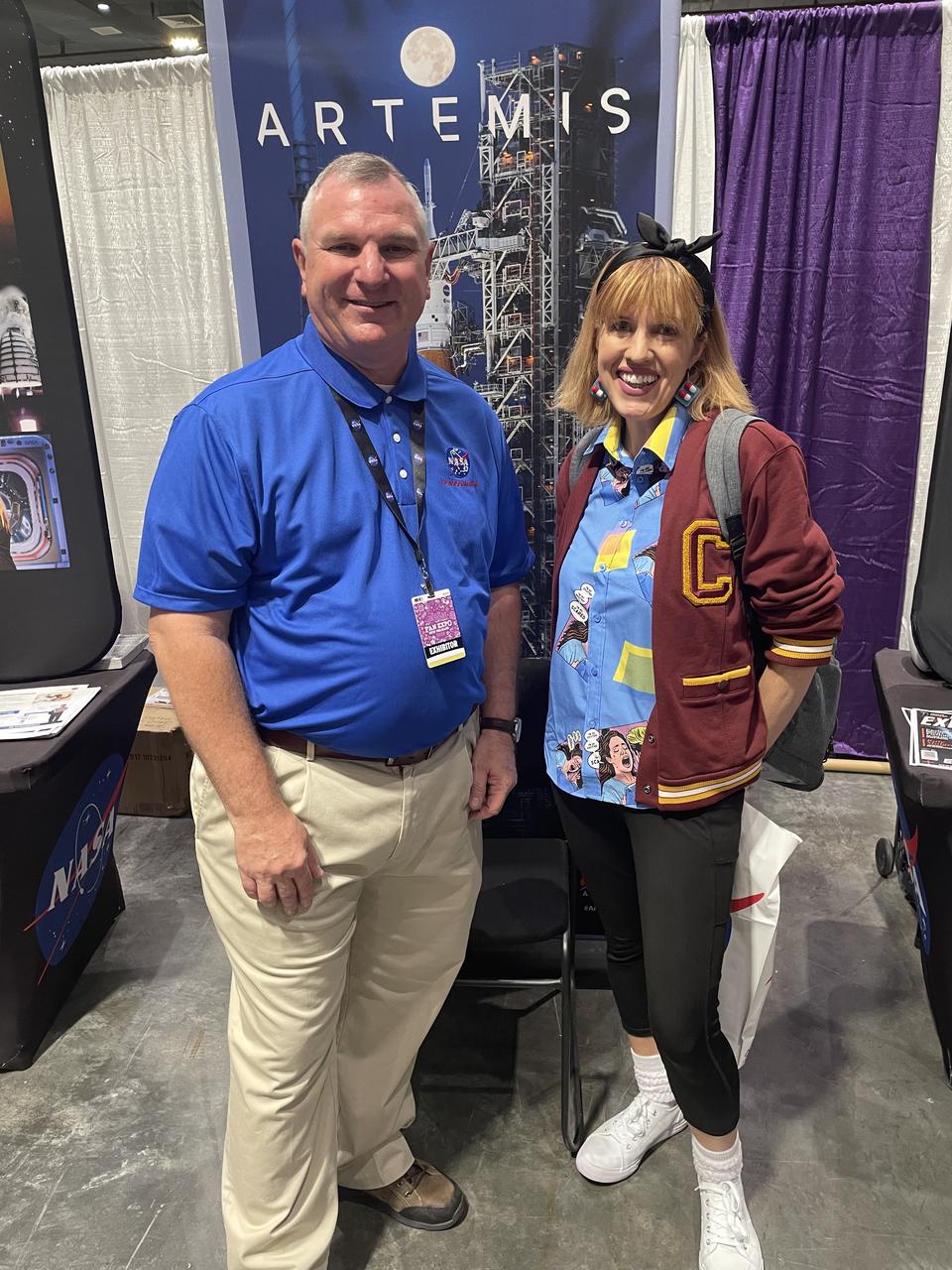 NASA reached out to inspire members of the Artemis Generation on Jan. 10-12, joining one of the largest comic con producers in the world to host an outreach booth at the 2025 FAN EXPO in New Orleans. Thousands of fans celebrating the best in pop culture such as movies, comics, and video gaming learned about NASA’s Stennis Space Center near Bay St. Louis, Mississippi, and its role to power space dreams.