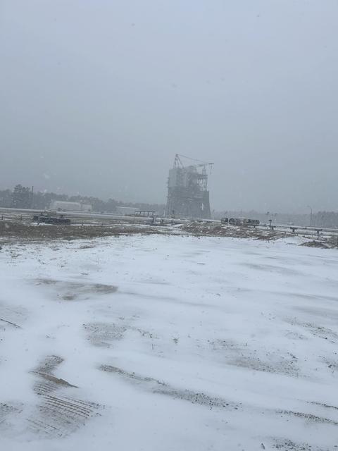 NASA image: NASA Stennis Becomes Winter Wonderland