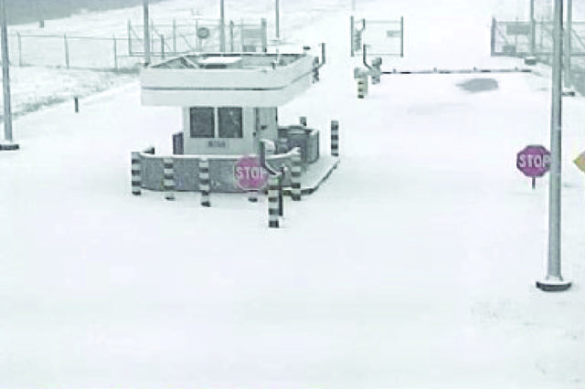 NASA image: NASA Stennis Becomes Winter Wonderland