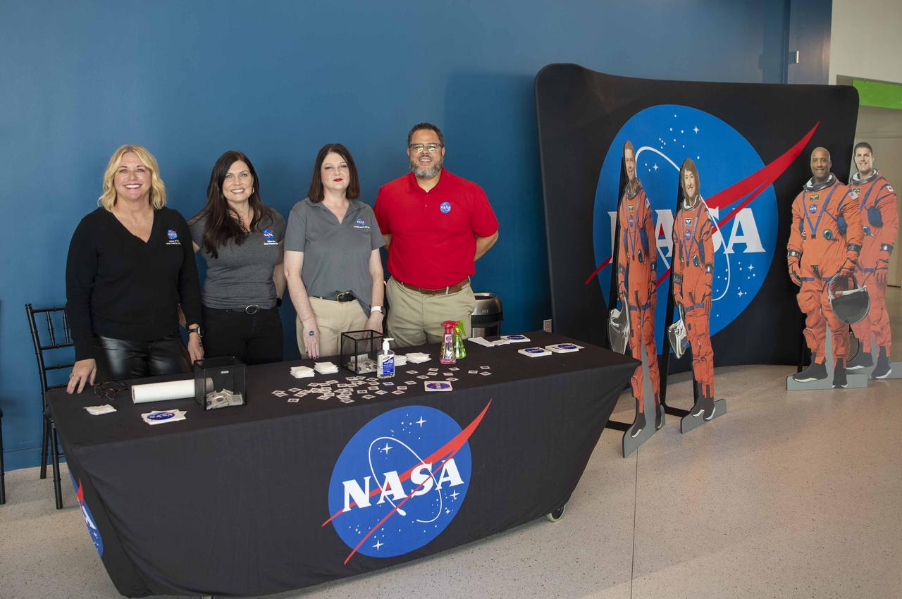 NASA Stennis representatives inspire the Artemis Generation at the Audubon Aquarium in New Orleans Feb. 7-8 with activities and displays highlighting space exploration, including NASA’s Artemis missions to the Moon.