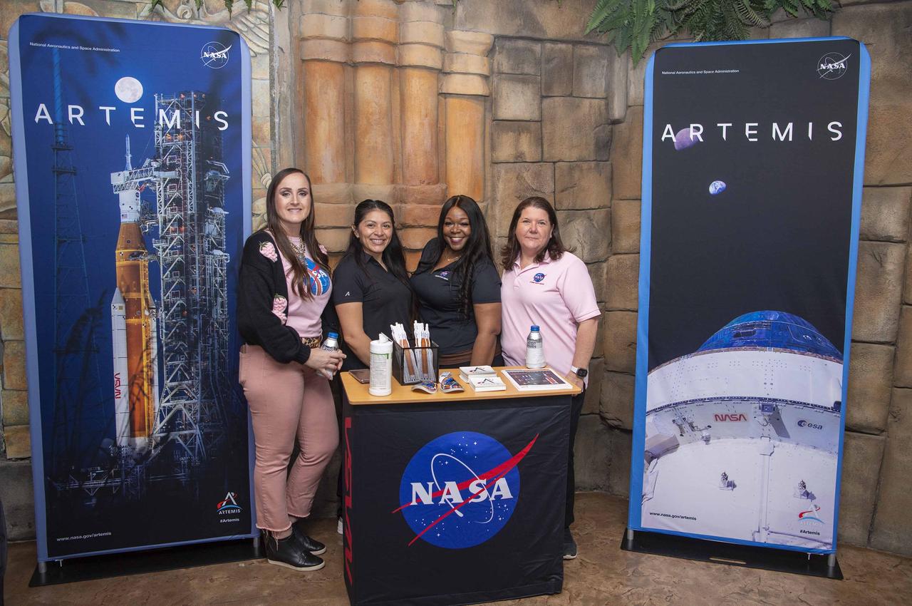 NASA Stennis representatives inspire the Artemis Generation at the Audubon Aquarium in New Orleans Feb. 7-8 with activities and displays highlighting space exploration, including NASA’s Artemis missions to the Moon