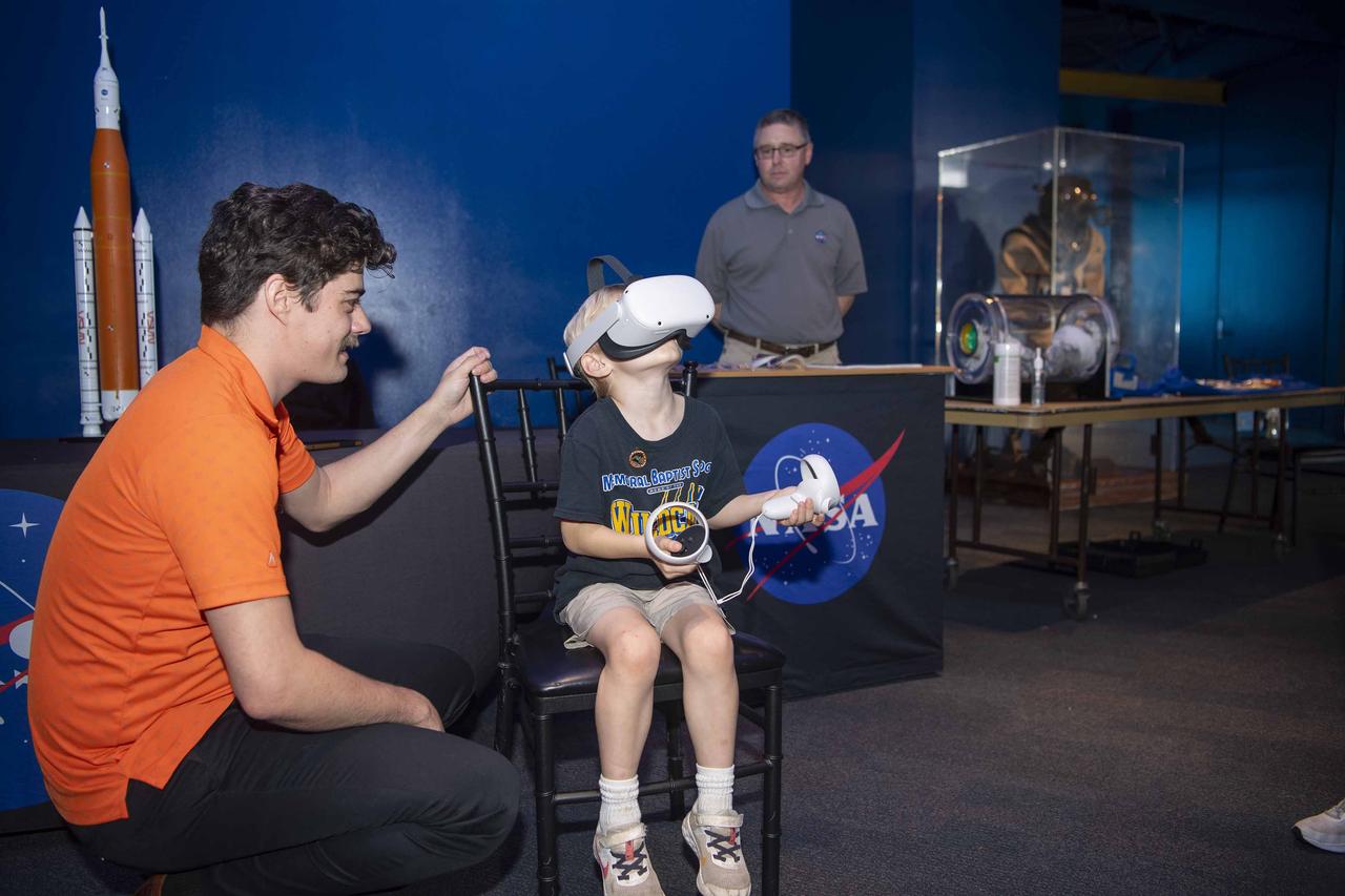 NASA Stennis representatives inspire the Artemis Generation at the Audubon Aquarium in New Orleans Feb. 7-8 with activities and displays highlighting space exploration, including NASA’s Artemis missions to the Moon.