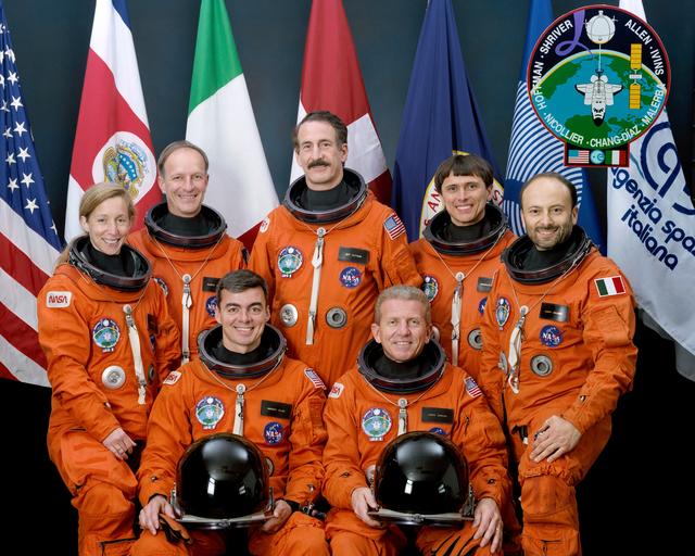 NASA image: Official portrait of the STS-46 Atlantis, Orbiter Vehicle (OV) 104, crew