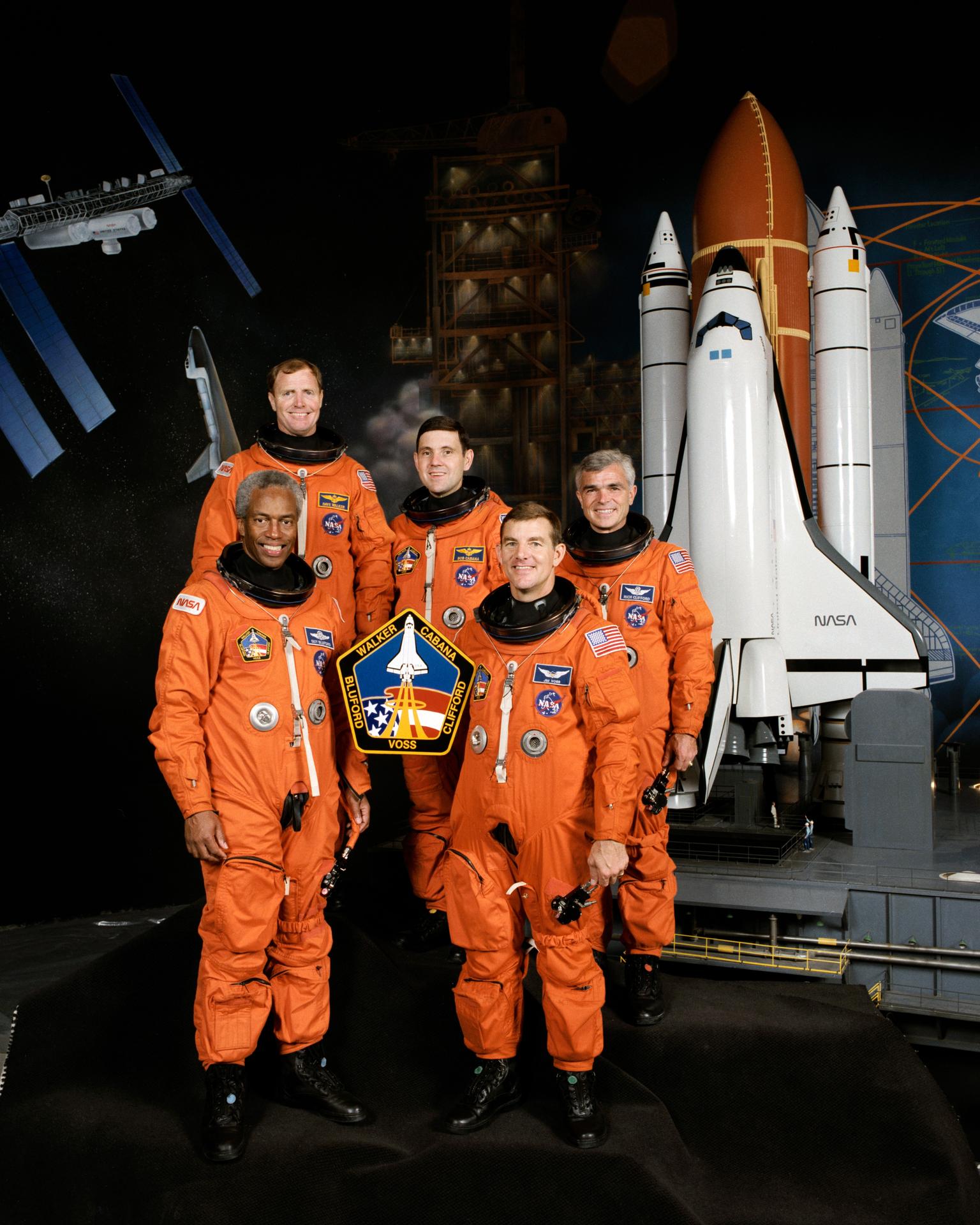 Portrait of the STS-53 crew