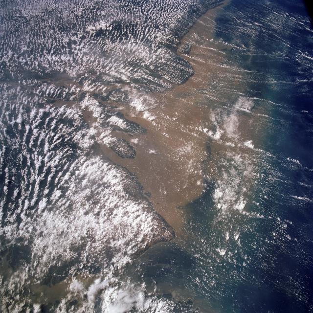 NASA image: Mouth of the Amazon River as seen from STS-58