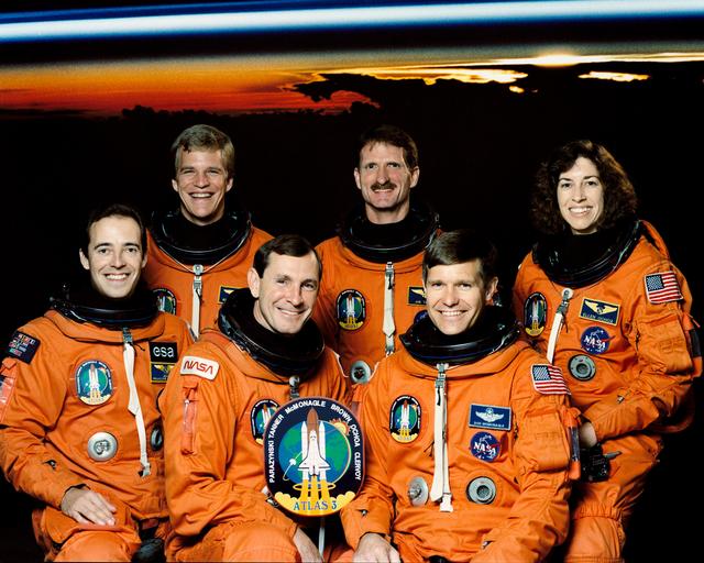 NASA image: STS-66 Official pre-flight crew portrait