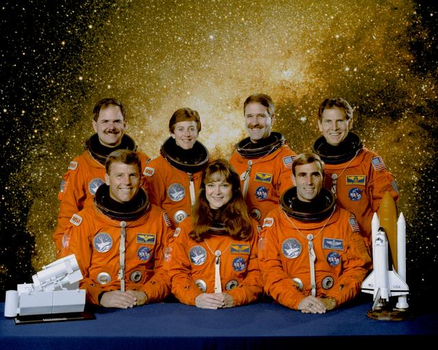 NASA image: Official STS-67 preflight crew portrait