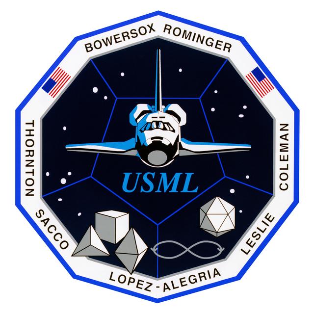 NASA image: STS-73 crew insignia