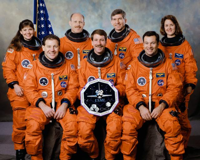 NASA image: STS-73 official crew portrait