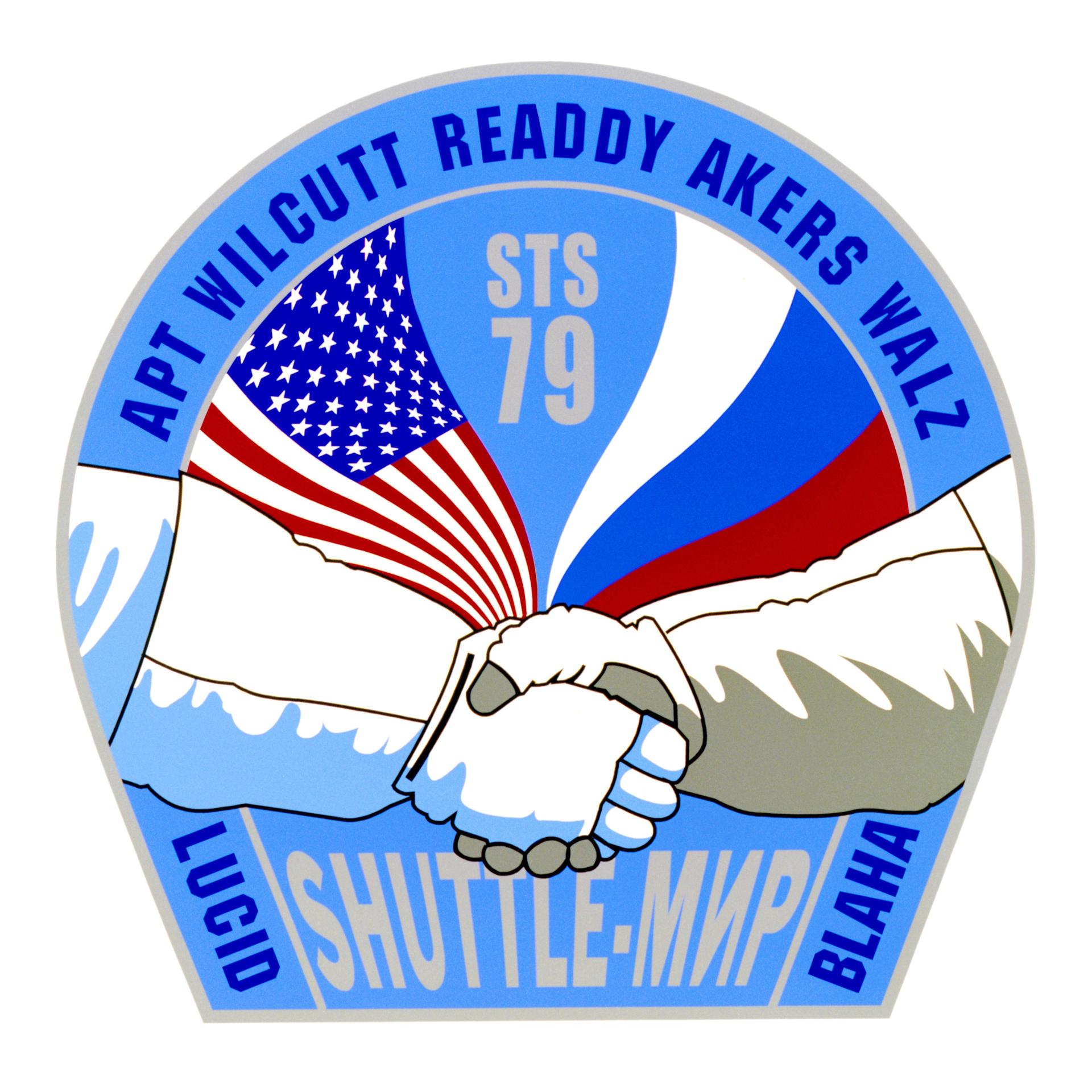 STS-79 crew patch