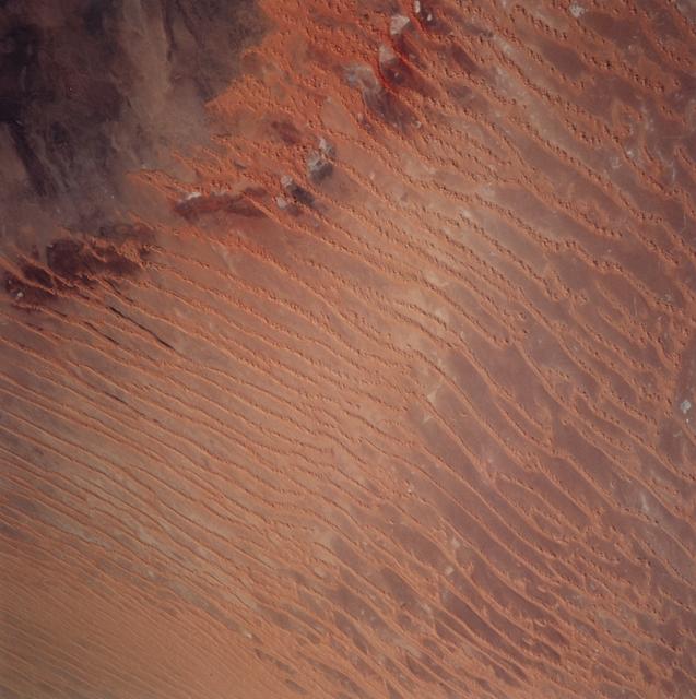 NASA image: Earth observation views of the Sahara Desert taken from OV-105 during STS-99
