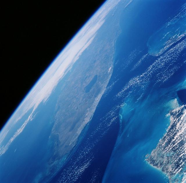 NASA image: Earth observations of the Bahamas and Florida taken during STS-99