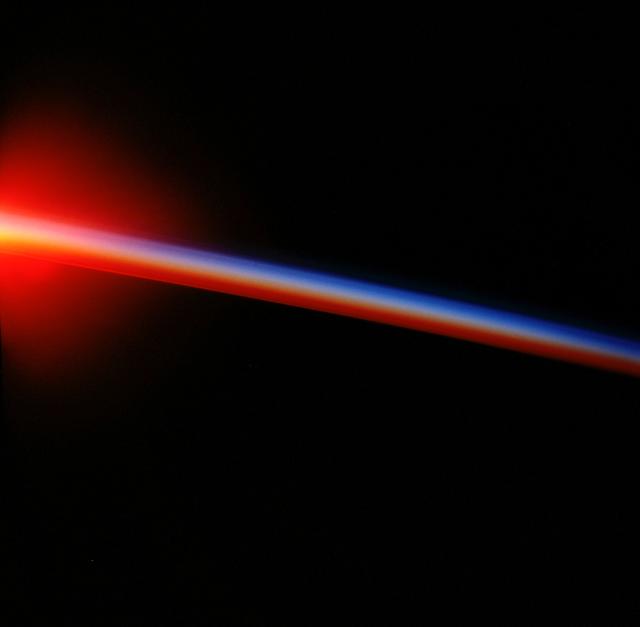 NASA image: Earth observation views of a sunset taken from OV-105 during STS-99