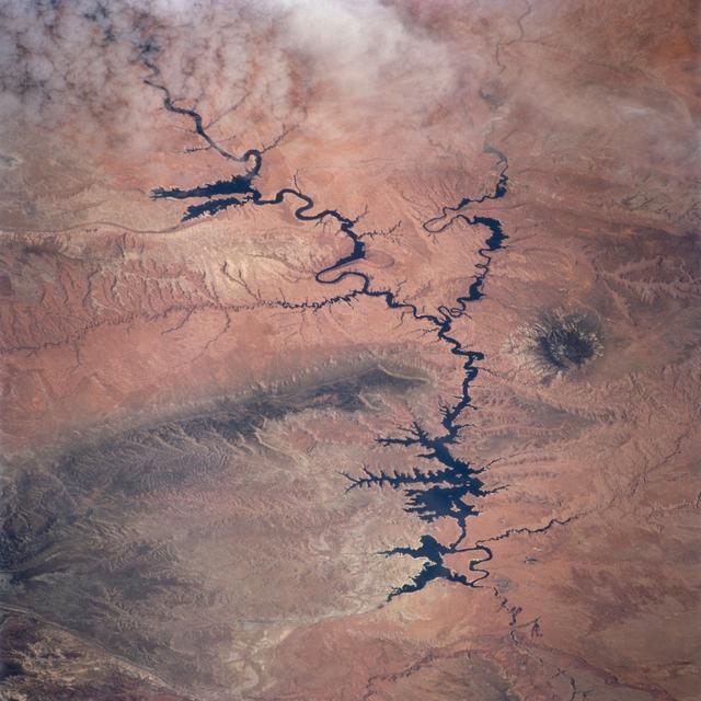 NASA image: Earth observation image of Lake Powell taken during STS-100.