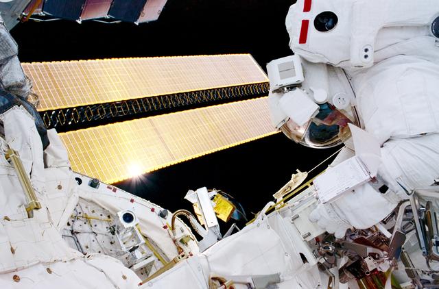 NASA image: Thomas during EVA in the payload bay