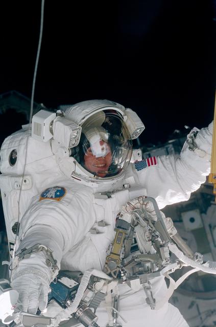 NASA image: Helms during EVA on the ISS