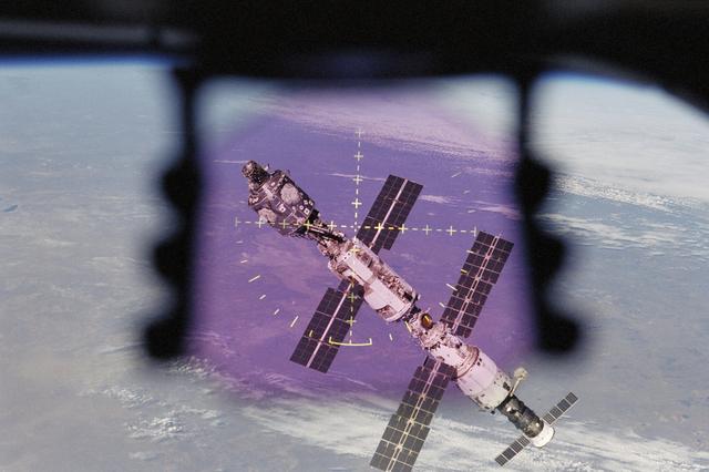 NASA image: Flyaround view of the ISS taken from Atlantis during STS-106