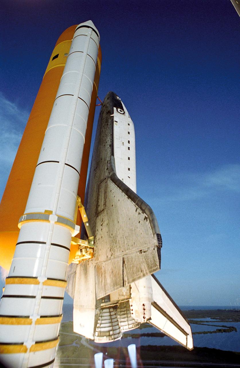 STS117-S-038 (8 June 2007) --- The Space Shuttle Atlantis and its seven-member STS-117 crew head toward Earth-orbit and a scheduled link-up with the International Space Station. Liftoff from Kennedy Space Center's launch pad 39A occurred at 7:38 p.m. (EDT) on June 8, 2007. Onboard are astronauts Rick Sturckow, commander; Lee Archambault, pilot; Jim Reilly, Patrick Forrester, John "Danny" Olivas, Steven Swanson and Clayton Anderson, all mission specialists. Anderson will join Expedition 15 in progress to serve as a flight engineer aboard the station. Atlantis will dock with the orbital outpost on Sunday, June 10, to begin a joint mission that will increase the complex's power generation capability. Using the shuttle and station robotic arms and conducting three scheduled spacewalks, the astronauts will install another set of giant solar array wings on the station and retract another array, preparing it for a future move.