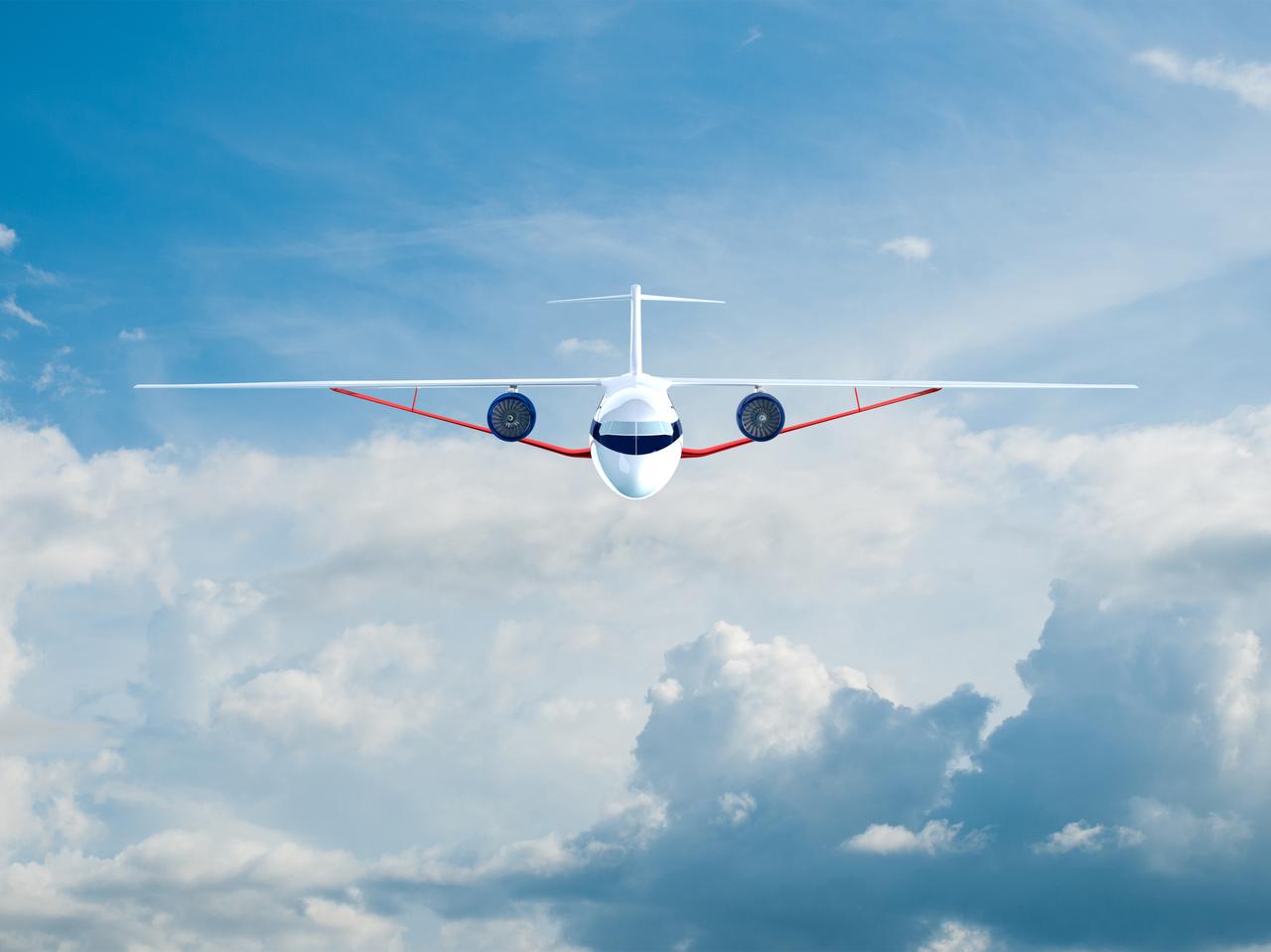 Notice anything different about the wings on this airliner? This conceptual truss-braced wing narrowbody is an aircraft with a 170ft span folding wing. By utilizing trusses, the aircraft can have longer, thinner wings with greater aspect ratios. This, in turn, translates into less drag and 5-10% less fuel burned. The Transonic Truss-Braced Wing aircraft originated from a joint effort by NASA and Boeing to develop subsonic commercial transport concepts – meeting NASA-defined metrics in terms of reduced noise, emissions, and fuel consumption. The design is currently undergoing wind tunnel testing and other studies by NASA researchers.