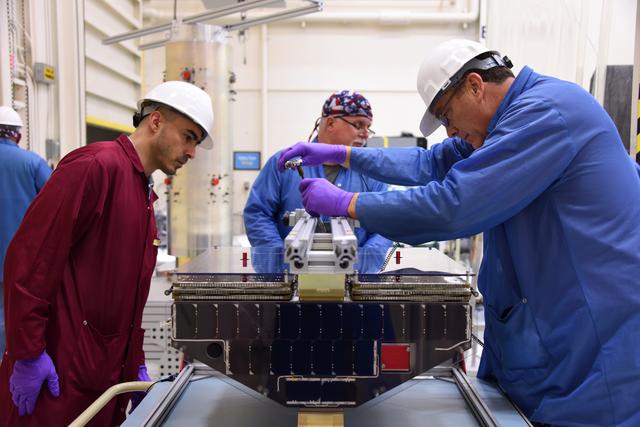 Pegasus XL CYGNSS Microsats Installation on Deployment Module