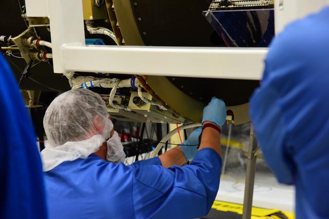 NASA image: Pegasus XL CYGNSS Spacecraft Mate