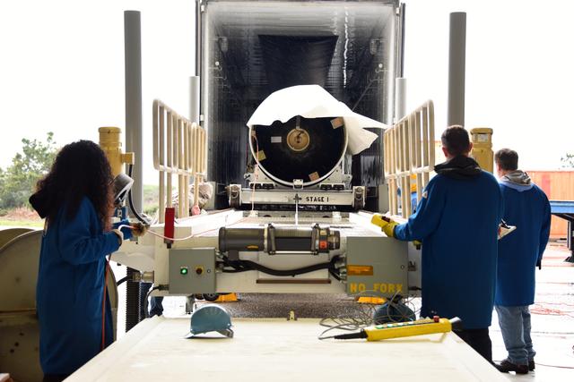 NASA image: Pegasus ICON Stage 1 Motor Arrival