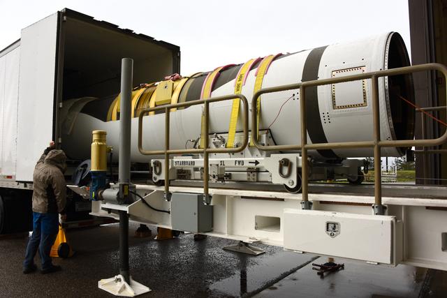 NASA image: Pegasus ICON Stage 1 Motor Arrival