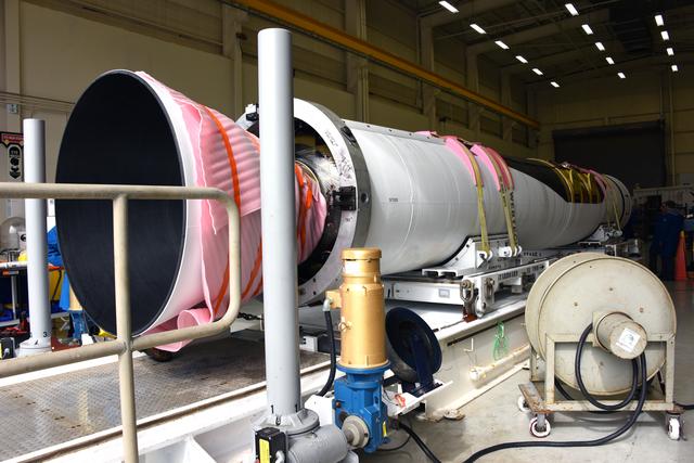 NASA image: Pegasus ICON Stage 1 Motor Arrival