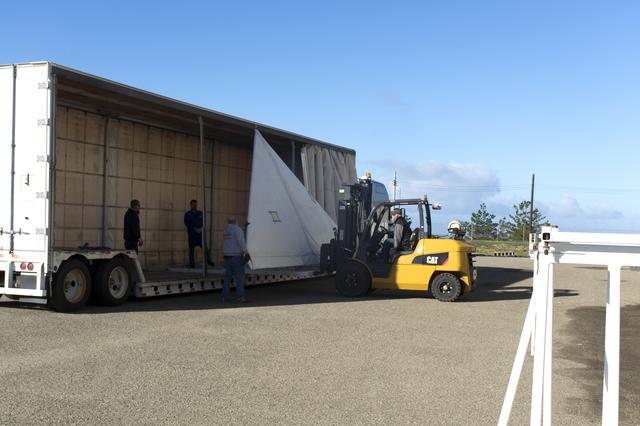 NASA image: Pegasus ICON Wing Arrival