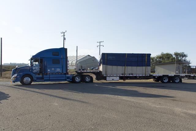 NASA image: Pegasus ICON Fairing Arrival