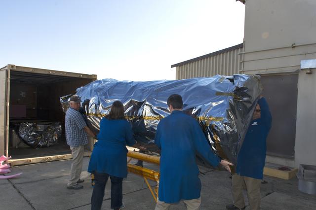 NASA image: Pegasus ICON Fairing Arrival