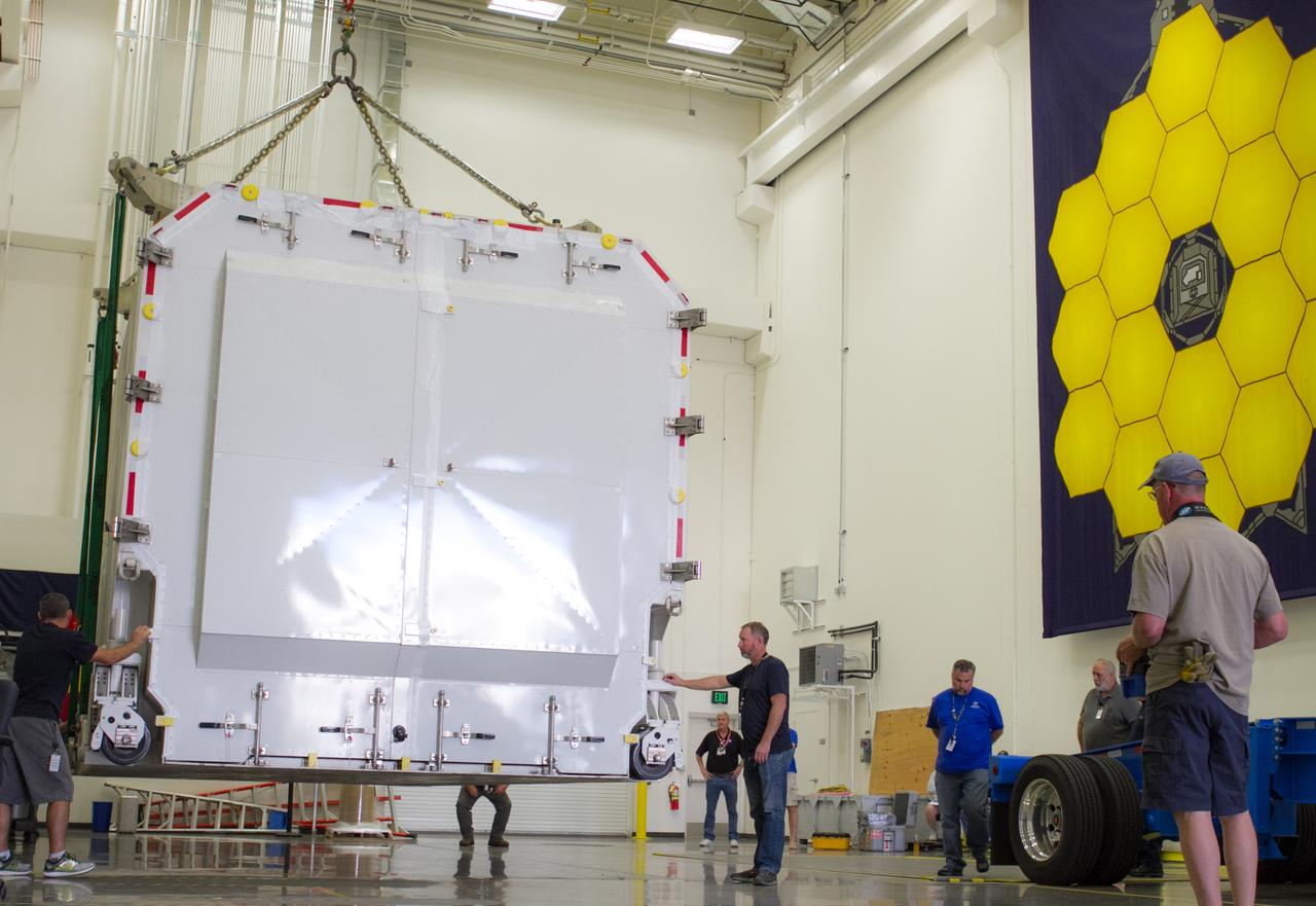 Still packed inside its shipping container, the Joint Polar Satellite System-1, or JPSS-1, has just arrived at the Astrotech Processing Facility at Vandenberg Air Force Base in California. JPSS is the first in a series four next-generation environmental satellites in a collaborative program between the National Oceanic and Atmospheric Administration (NOAA) and NASA. The satellite is scheduled to liftoff Nov. 10, 2017 atop a United Launch Alliance Delta II rocket.