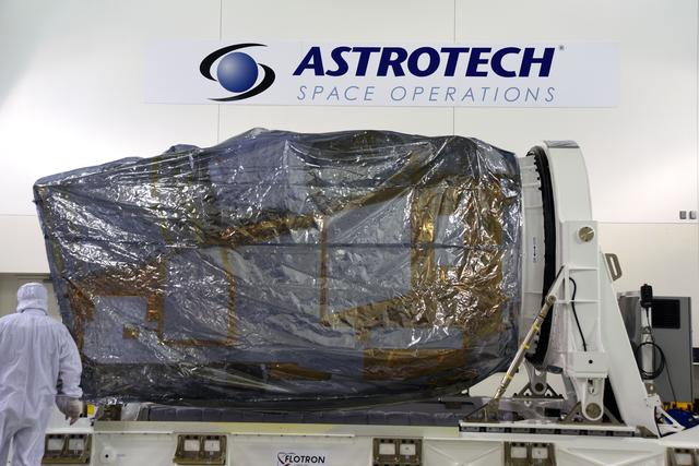 NASA image: Delta II JPSS-1 Spacecraft Arrival and Offload