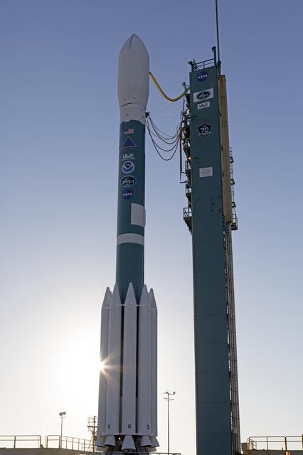 NASA image: Delta II JPSS-1 Rollback