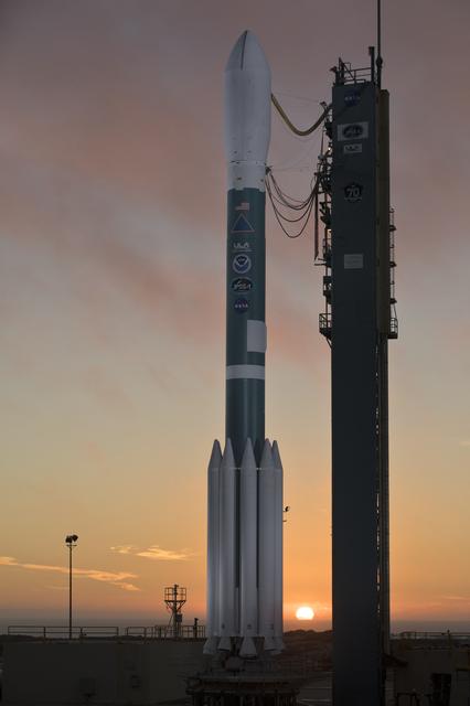 NASA image: Delta II JPSS-1 Rollback